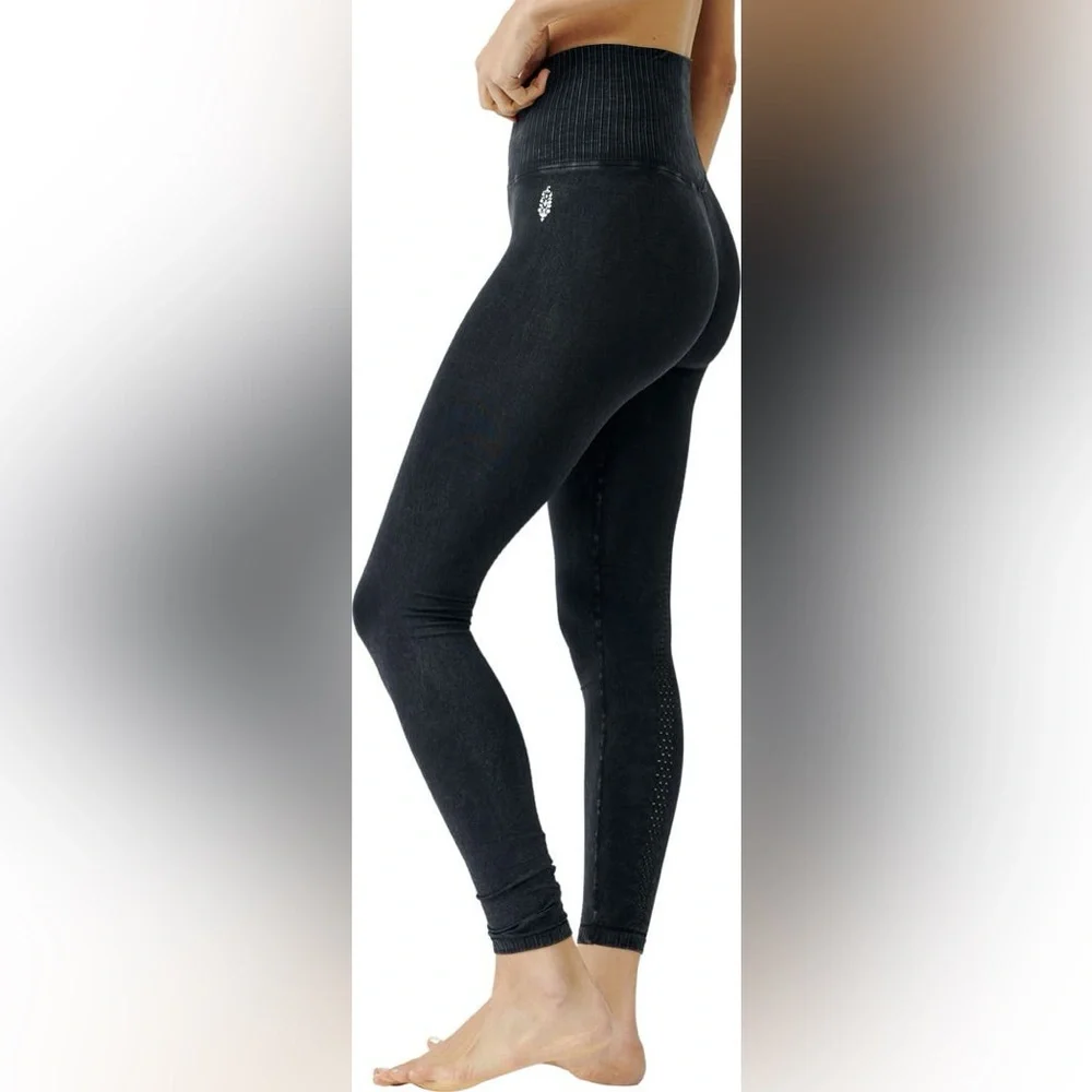 Free People Movement High-Rise 7/8 Length Good Karma Leggings
